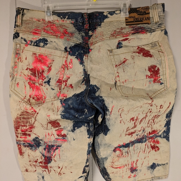 Men's Vintage Americana Denim Shorts - Picture 4 of 4